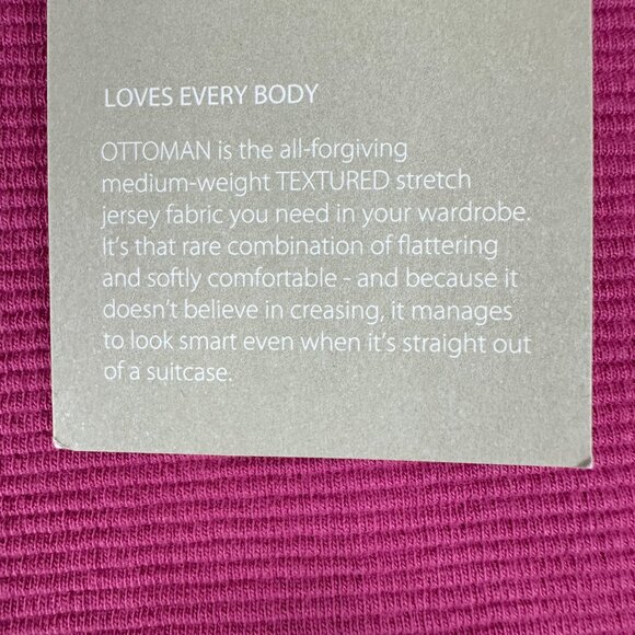 BODEN WOMEN'S TRINITY JERSEY RIBBED POCKETS STRETCH DRESS IN PINK COLOR SIZE 10R - Picture 11 of 12